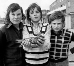 Photograph of John Payne and friends, taken by Daniel Meadows, 1974. © Daniel Meadows. Image reproduced with the kind permission of the copyright owner.